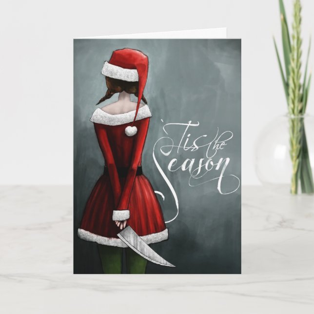 'Das ist die Jahreszeit Feiertagskarte (Vorderseite)