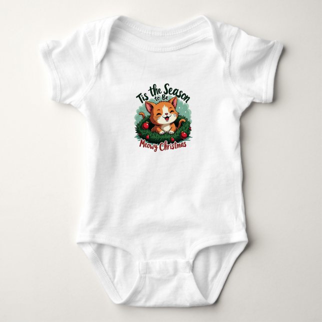 Das ist die Jahreszeit für Catty Baby Shirt (Vorderseite)