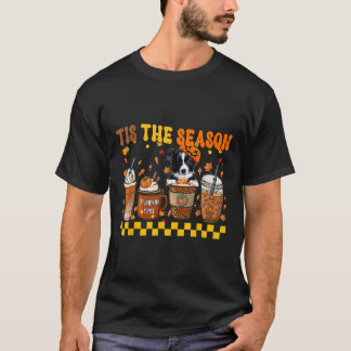 Das ist die Jahreszeit Kaffee Pumpkin Border Colli T-Shirt