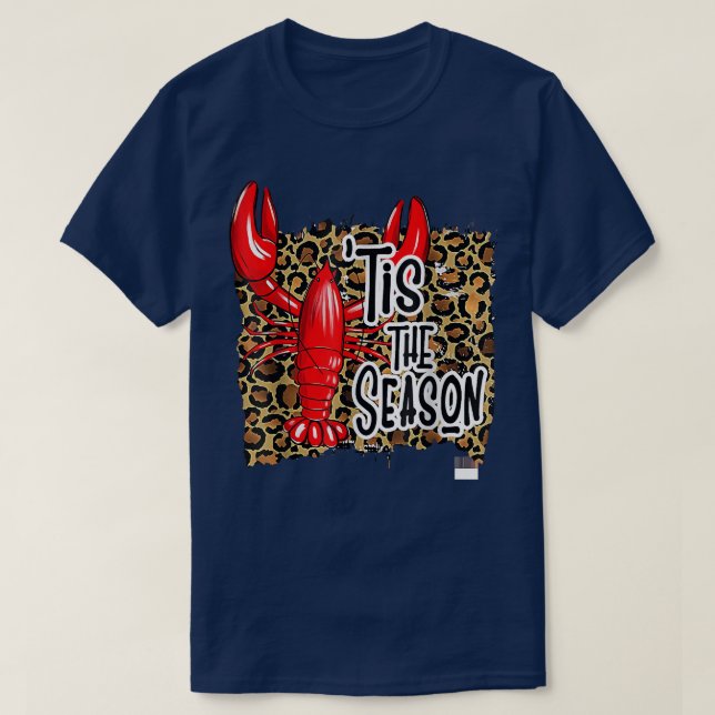 Das ist die Jahreszeit Kraubfisch Leopard Mardi Gr T-Shirt (Design vorne)