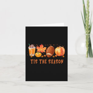 Das ist die Jahreszeit Leopard Pumpkin Football Ha Karte