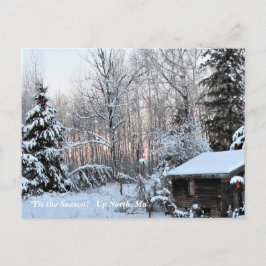 'Das ist die Jahreszeit nach Norden, Winterurlaub  Postkarte