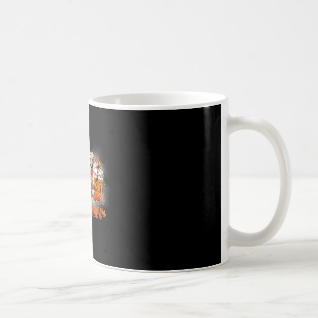Das ist die Jahreszeit Pumpkin Gewürz Latte Golden Kaffeetasse (Rechts)