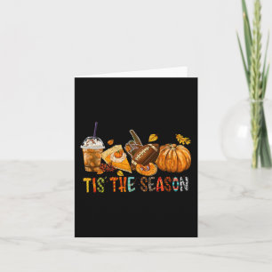 Das ist die Jahreszeit Pumpkin und Gewürzfußball H Karte