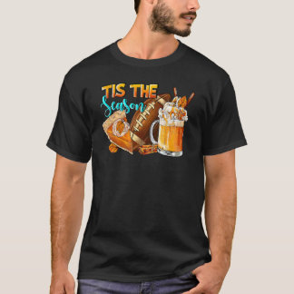 Das ist die Jahreszeit Pumpkin und Gewürzfußball H T-Shirt