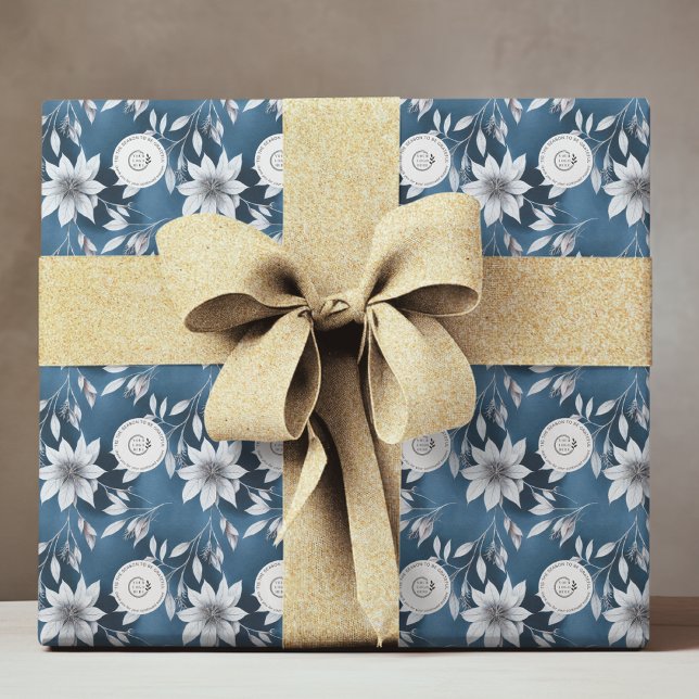 "Das ist die Jahreszeit, um dankbar Weihnachten in Geschenkpapier (Von Creator hochgeladen)