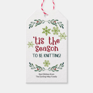 Das ist die Jahreszeit, um Weihnachtsfeiertag zu k Geschenkanhänger