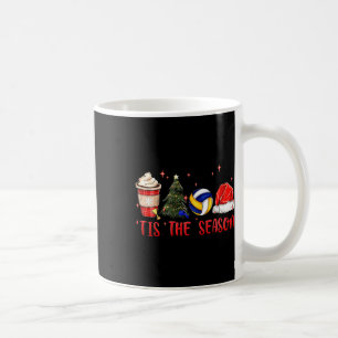 Das ist die Jahreszeit Volleyball-Weihnachtsmannmü Kaffeetasse
