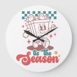 Das ist die Jahreszeit | Weihnachten Große Wanduhr