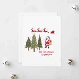 Das ist die Jahreszeit zu glauben Feiertagskarte