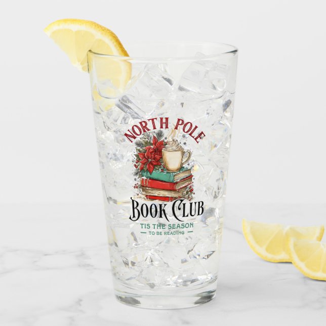 'Das ist die Jahreszeit zum Lesen Glas (Vorderseite Ice)
