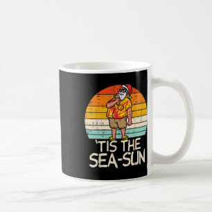 Das ist die Meersonne Santa Sonnenuntergang Retro  Kaffeetasse