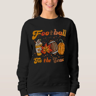 Das ist die Saison Fußball Fall Kaffee Pumpkin Sweatshirt