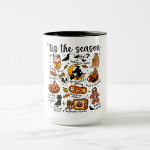 'Das ist die Saison Halloween Doodles Tasse
