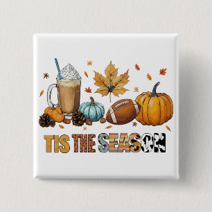 Das ist die Saison Herbstzeit mit Football und Kaf Button
