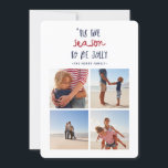 'Das ist die Saison mit vielen vierFoto Familienfe Feiertagskarte<br><div class="desc">"Dies ist die Saison,  um fröhlich Multi-Foto Weihnachtskarte zu werden. Mit leuchtenden Farben und lustigem Handschreiben macht diese Karte einen idealen Familienurlaub.</div>
