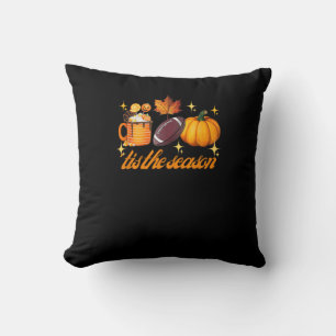 Das ist die Saison Pumpkin Leaf Latte Fall Thanksg Kissen