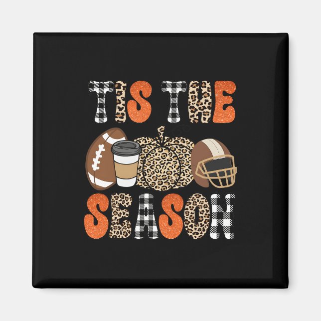 Das ist die Saison Pumpkin Leaf Latte Fall Thanksg Magnet (Vorne)