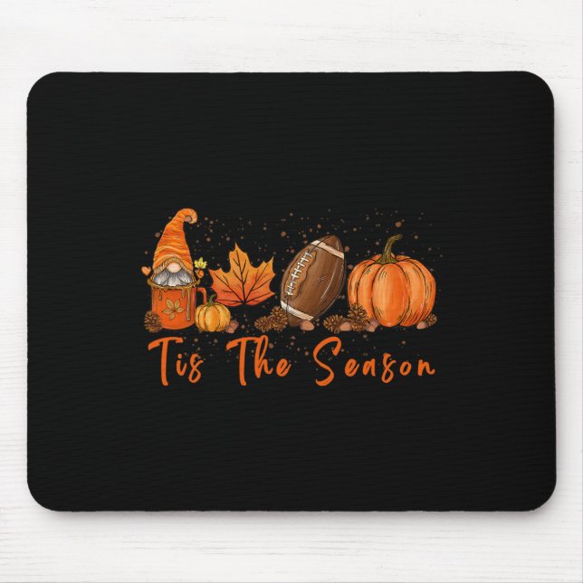 Das ist die Saison Pumpkin Leaf Latte Fall Thanksg Mousepad (Vorne)