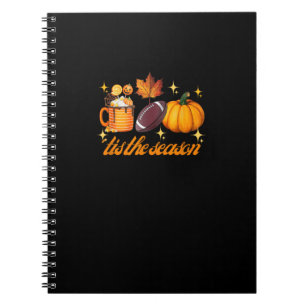 Das ist die Saison Pumpkin Leaf Latte Fall Thanksg Notizblock