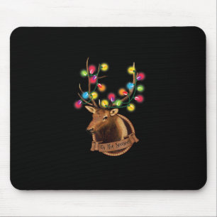 Das ist die Saison Rentier mit Weihnachtslieder Mousepad
