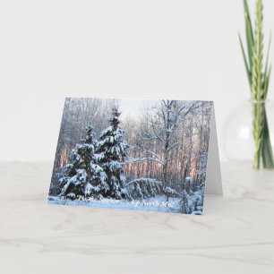 'Das ist die Saison Up North Mn!  Frohe Weihnachte Dankeskarte
