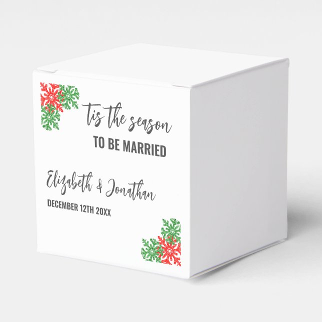 Das ist die Weihnachtszeit der Jahreszeit Geschenkschachtel (Vorderseite)