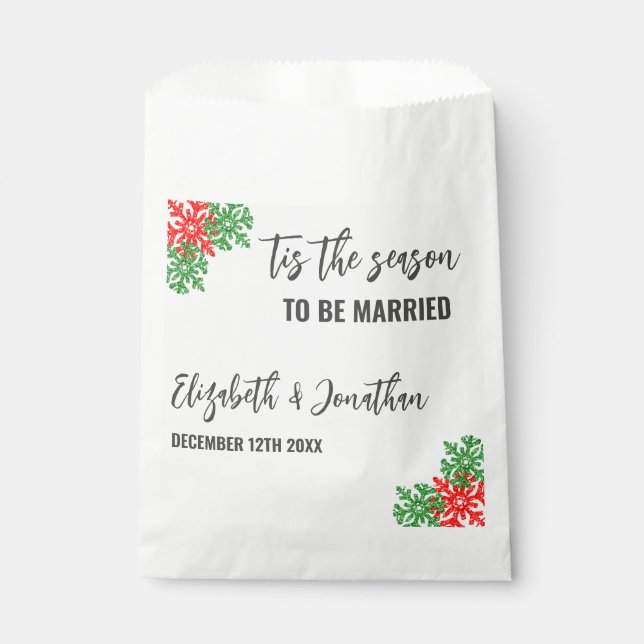 Das ist die Weihnachtszeit der Jahreszeit Geschenktütchen (Vorderseite)