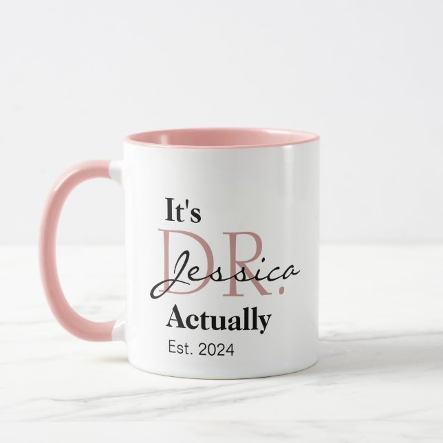 Das ist Dr. [Individuelle Name] Est. Jahr Tasse (Links)