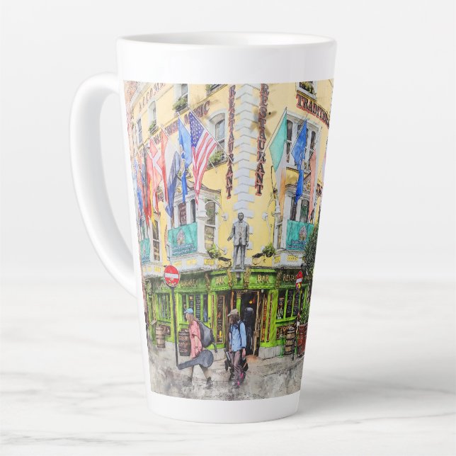 Das ist Dublin-Irland Milchtasse (Linke Ecke)