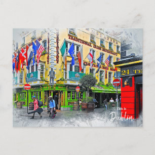 Das ist Dublin-Irland Postkarte