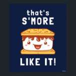 Das ist eher so poster<br><div class="desc">"Das ist's more Like It" Skull-Grafik entworfen von bCreative zeigt ein niedliches wenig s'more! Das ist ein tolles Geschenk für Familie, Freunde oder eine Leckerei für sich! Diese lustige Grafik ist eine großartige Ergänzung zu jedem Stil: bCreative ist ein führender Schöpfer und Lizenzgeber von originellen, trendigen Designs und Immobilien. ©LCT...</div>