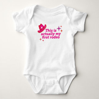 Das ist eigentlich mein erstes Rodeo Baby Strampler