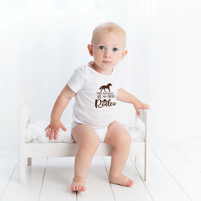 Das ist eigentlich mein erstes Rodeo-Western Baby Strampler (Von Creator hochgeladen)