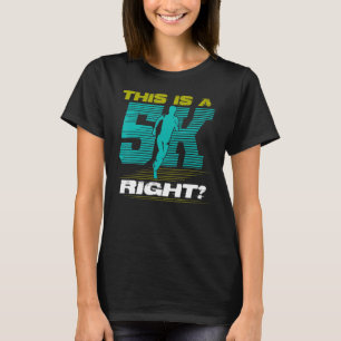 Das ist ein 5 km rechter Niedlicher Marathonlauf T-Shirt