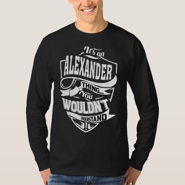 Das ist ein Alexander-Ding T-Shirt (Vorderseite)
