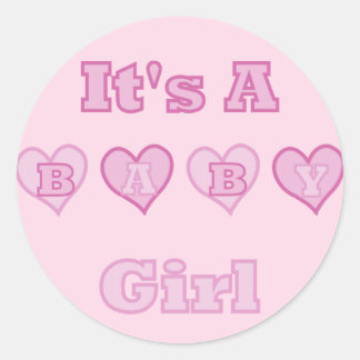Das ist ein Baby-Girl-Sticker Runder Aufkleber
