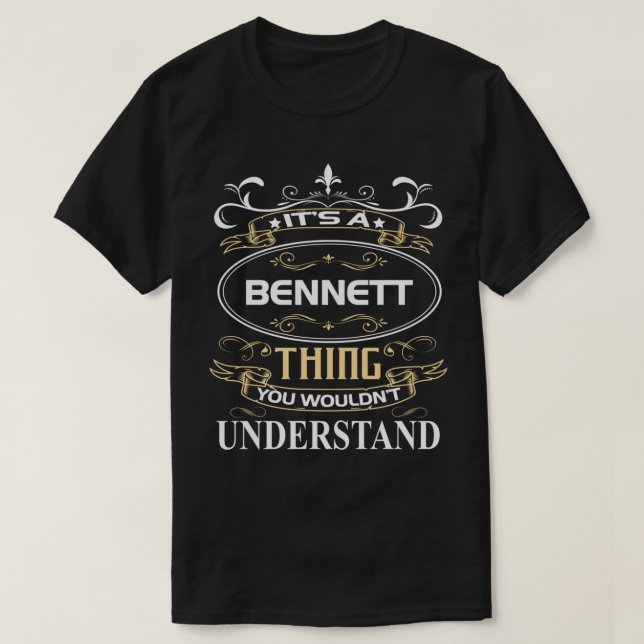 Das ist ein Bennett, das man nicht verstehen würde T-Shirt (Design vorne)