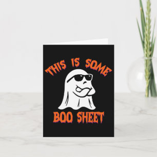 Das ist ein bisschen Boo-Blatt Halloween Cooler Ge Karte