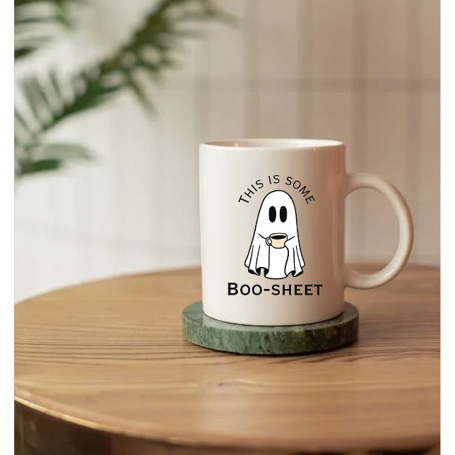 Das ist ein bisschen Gespenster-Scheiß mit Kaffee Kaffeetasse (Von Creator hochgeladen)