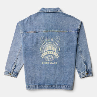 Das ist ein Bohannon, das man nicht verstehen würd Jeansjacke