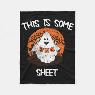 Das ist ein Boo-Blatt Halloween Ghost-Funny-Gesche Fleecedecke