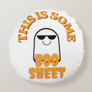 Das Ist Ein Boo-Blatt – Lustiger Halloween-Geister Rundes Kissen