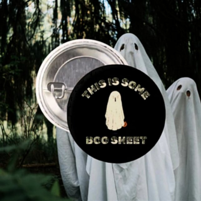 Das ist ein Boo Sheet - Funny Halloween Ghost Button (Von Creator hochgeladen)