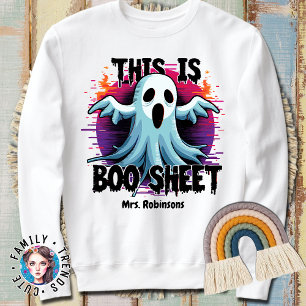 Das ist ein Boo Sheet Halloween Angry Ghost Funny Sweatshirt