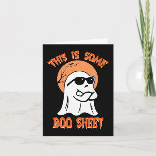 Das ist ein Boo-Sheet Halloween Cool Ghost Funny Karte