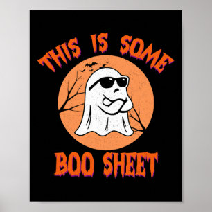 Das ist ein Boo-Sheet Halloween Cool Ghost Funny Poster