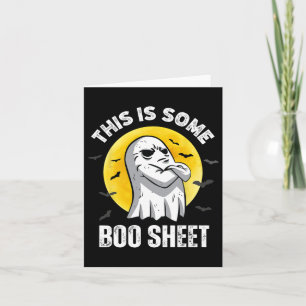 Das ist ein Boo-Sheet Halloween Ghost Fun Men Wom Karte