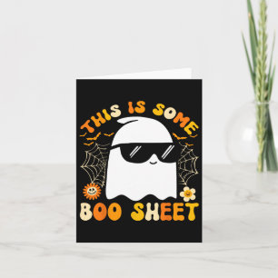 Das ist ein Boo-Sheet Halloween Ghost Funny Cool Karte