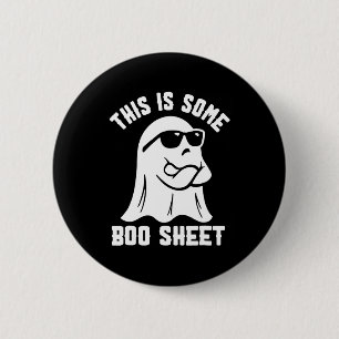 Das ist ein Boo Sheet Halloween Ghost Funny Costu Button